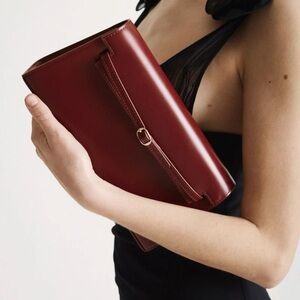 Verafied New York Dark Cherry Shoulder Bag